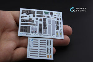 Intérieur imprimé en 3D et coloré sur papier décalcomanie pour le kit KittyHawk (référence Quinta Studio QD32077, version USAF) à l&amp;#39;échelle 1/32 – immagine 2