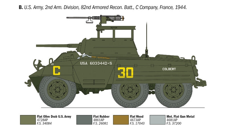 Italeri 6364 M8 Greyhound 1/35  – immagine 4