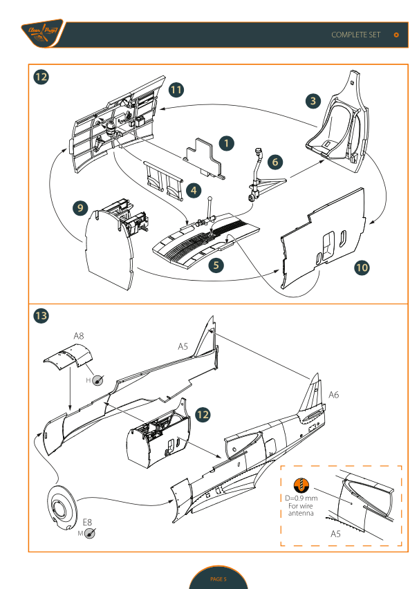 Hélice transparente ! Kit avancé CP4804 H-75N Hawk 1/48 – immagine 30