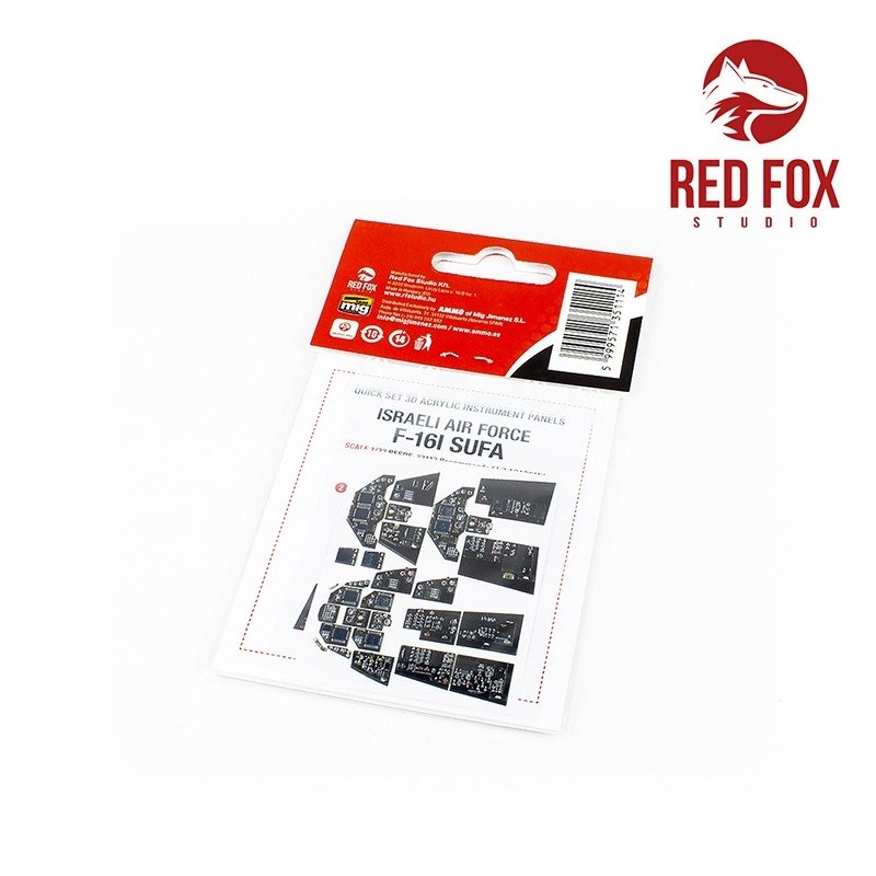 Red Fox Studio QS-32112 F-16I Sufa (pour kit Academy) 1/32 – immagine 2