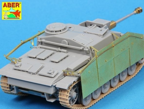 Aber 72A11 Jupes latérales pour Sturmgeschutz III (Early model) 1/72 – immagine 4