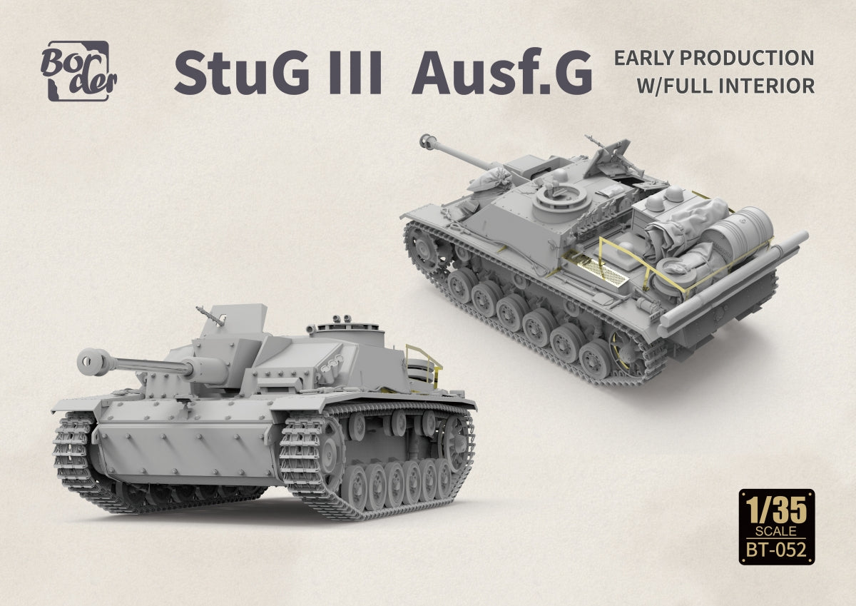 Maquette Border BT-052 StuG III Ausf. G, version de production précoce, échelle 1/35  – image 3