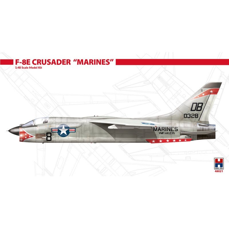 Hobby 2000 48021 F-8E Crusader « Marines » 1/48