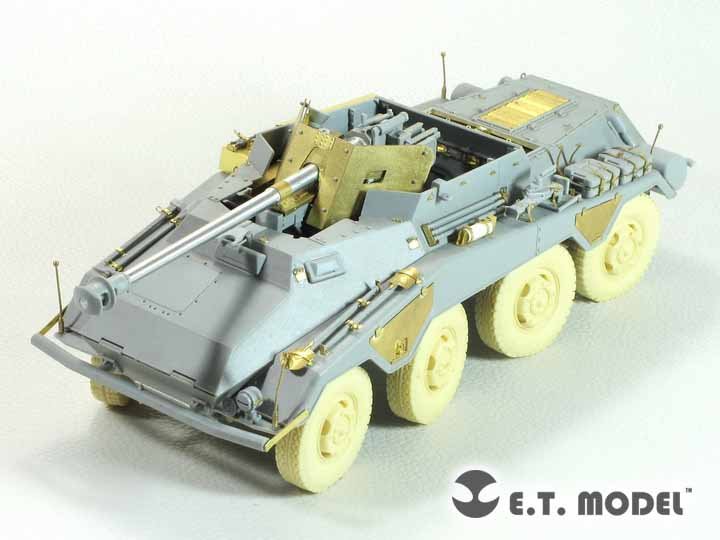 ET Model E35-243 WWII German Sd.Kfz.234/4 PANZERSPAHWAGEN (Pour kit DRAGON) (1/35) – immagine 2