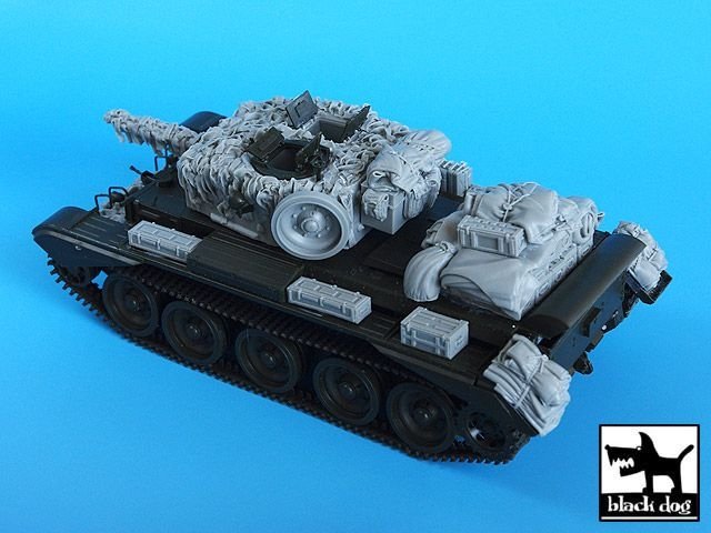 Filet de camouflage en toile de jute Black Dog T35023 Cromwell pour Tamiya 1/35 – imagen 5