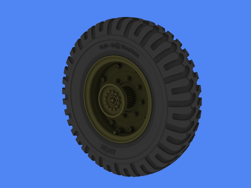 Roues de route Panzer Art RE35-262 Bedford QLC (AVON) 1/35