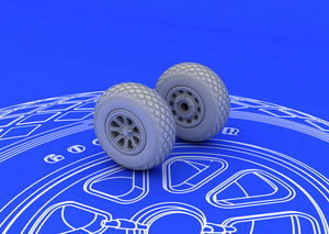 Eduard 672016 P-51 wheels 1/72 (TAMIYA) – zdjęcie 2