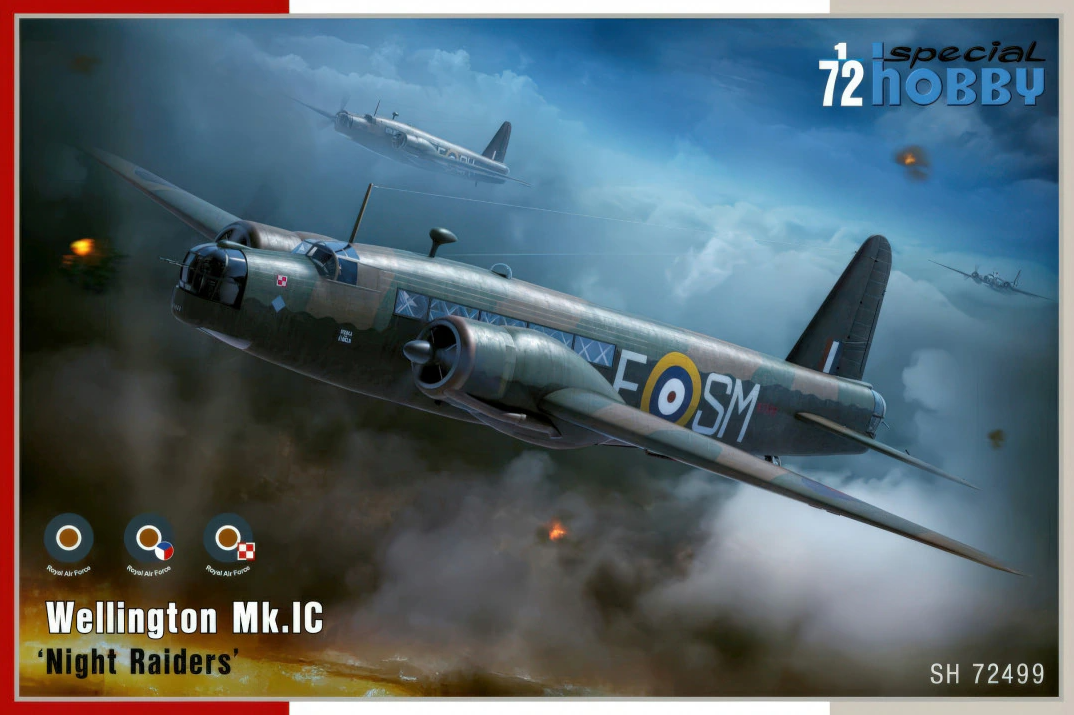 Special Hobby 72499 Vickers Wellington Mk.IC &amp;quot;Night Raiders&amp;quot; 1/72