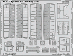 Eduard 48847 Spitfire Mk. et volets d&amp;#39;atterrissage 1/48 Airfix