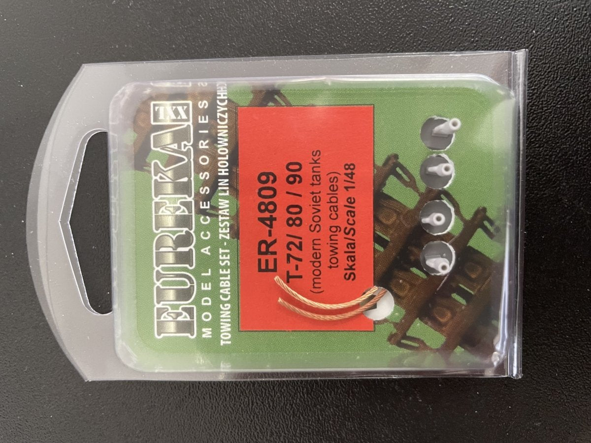 Câble de remorquage Eureka XXL ER-4809 pour chars soviétiques modernes T-72 / 80 / 90 à l'échelle 1/48