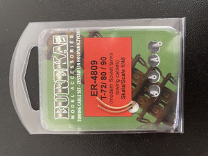 Câble de remorquage Eureka XXL ER-4809 pour chars soviétiques modernes T-72 / 80 / 90 à l&amp;#39;échelle 1/48