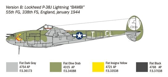 Italeri 1446 P-38J Lightning 1/72 – image 10