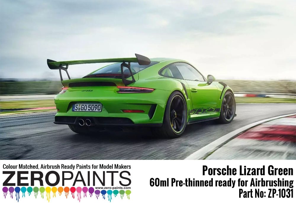 Peinture Zero Paints 1031-LIZARD Vert Lézard Porsche 911 GT3 RS 60 ml