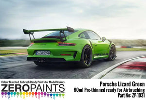 Peinture Zero Paints 1031-LIZARD Vert Lézard Porsche 911 GT3 RS 60 ml