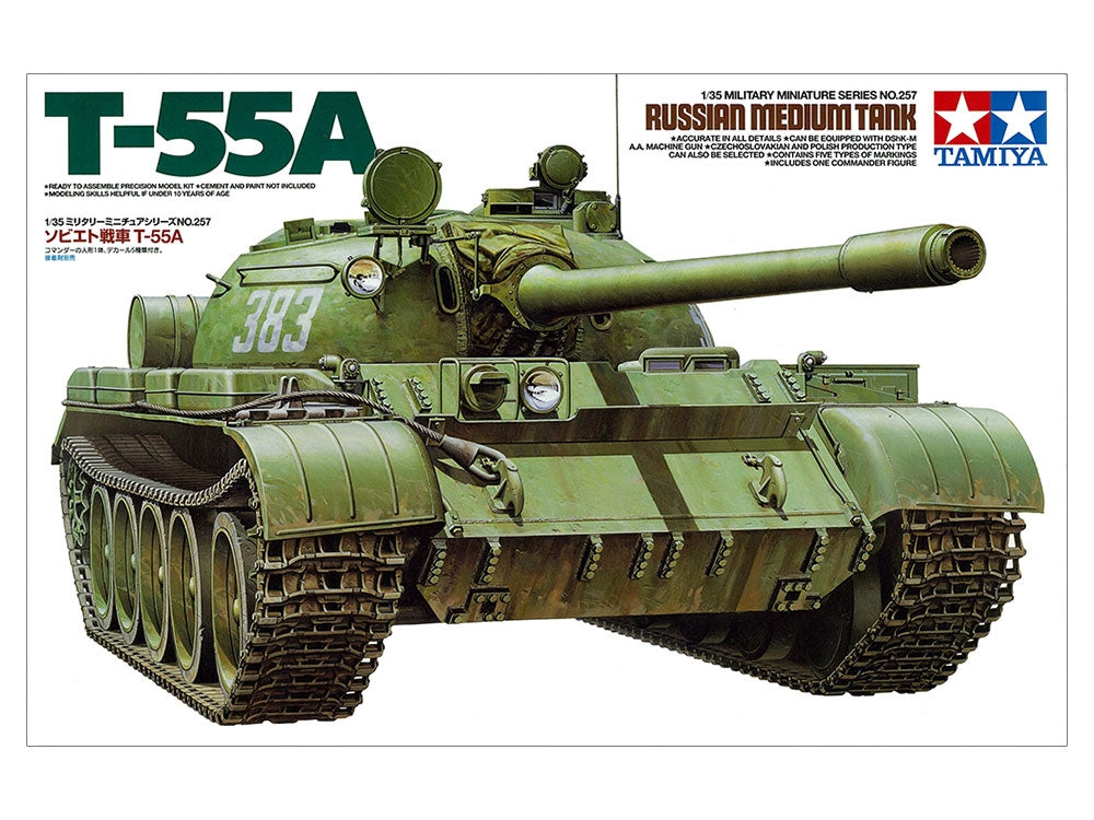 Tamiya 35257 Char moyen russe T-55A (1/35)  – imagen 2