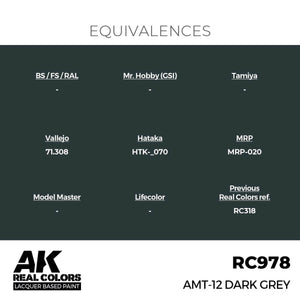 AK Interactive RC978 AMT-12 Gris foncé 17 ml – immagine 2