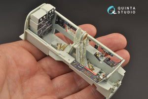 Intérieur imprimé en 3D et coloré sur papier décalcomanie (Revell) Quinta Studio QD32093 He 219 1/32 – immagine 4