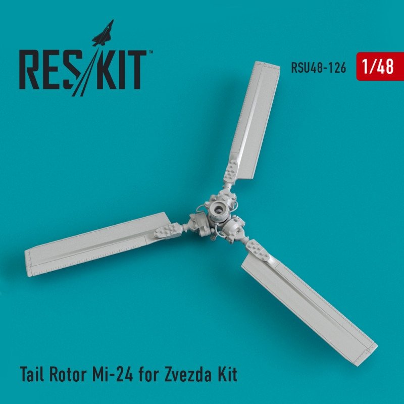 RESKIT RSU48-0126 Rotor de queue Mi-24 pour kit Zvezda 1/48
