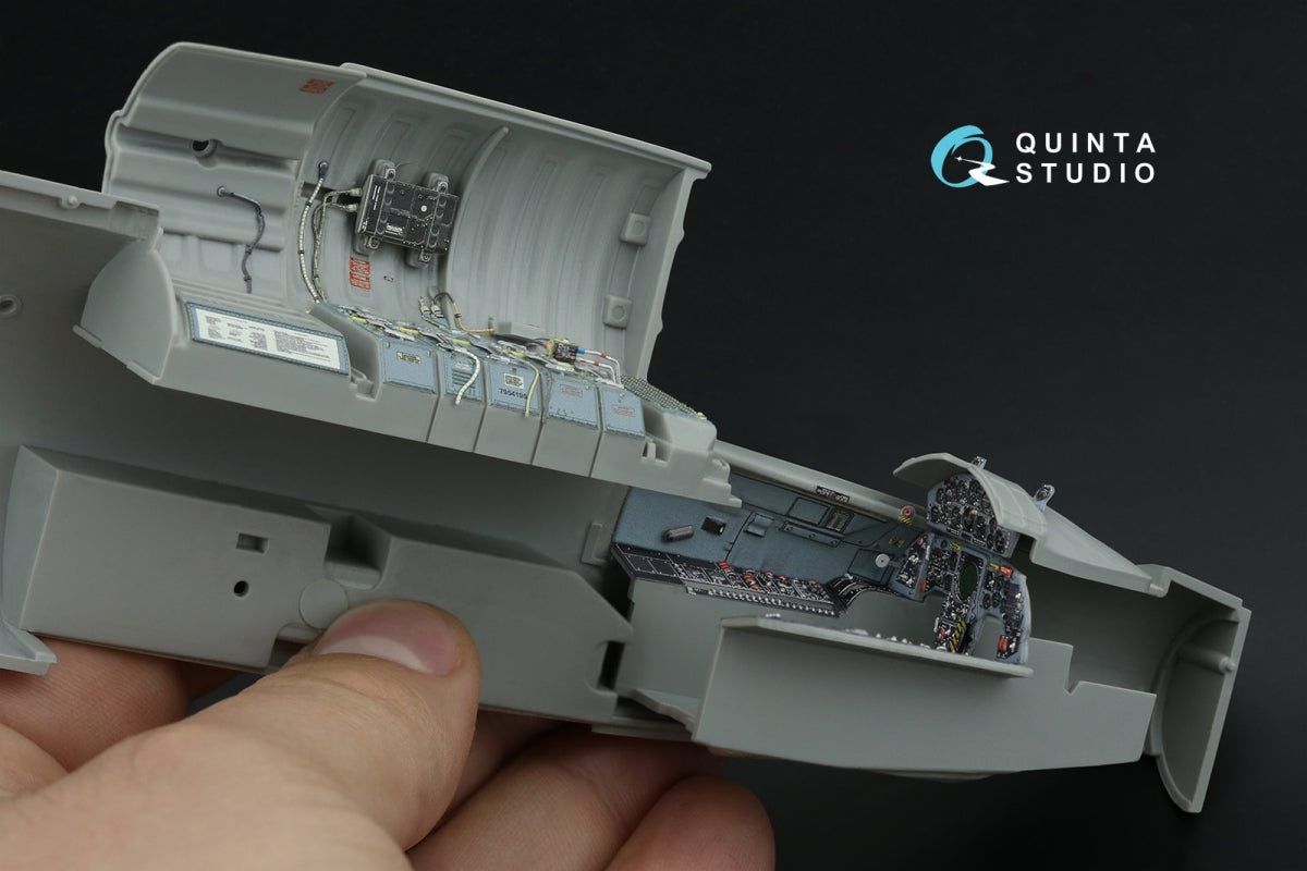 Intérieur imprimé en 3D et coloré sur papier décalcomanie Quinta Studio QD32246 F-104A (Italeri) 1/32 – immagine 10