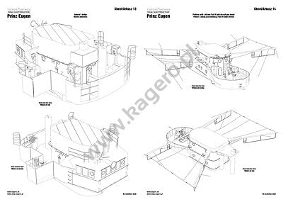 Kagero 7086 Le croiseur lourd allemand Prinz Eugen EN/PL – image 3