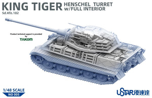 Suyata NO-005 King Tiger Tourelle Henschel avec intérieur complet 1/48  – Bild 3