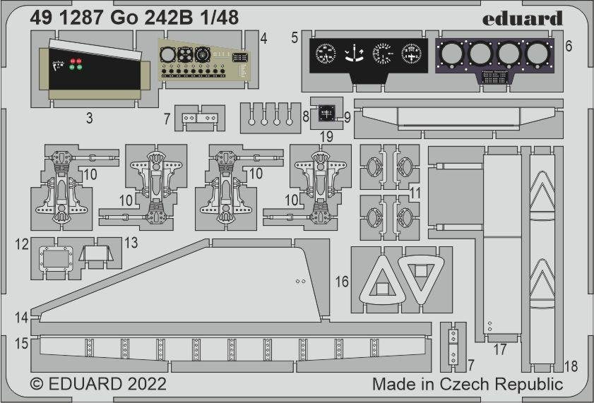Eduard BIG49346 Go 242B ICM 1/48  – Bild 3
