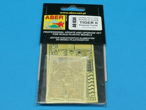 Aber 48034 Pz.Kpfw.VI, Ausf.B TIGER II avec tourelle Porsche Tamiya 1/48 – imagen 3