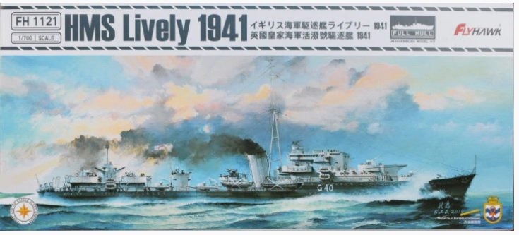 Maquette FlyHawk FH1121 HMS Lively 1941 1/700