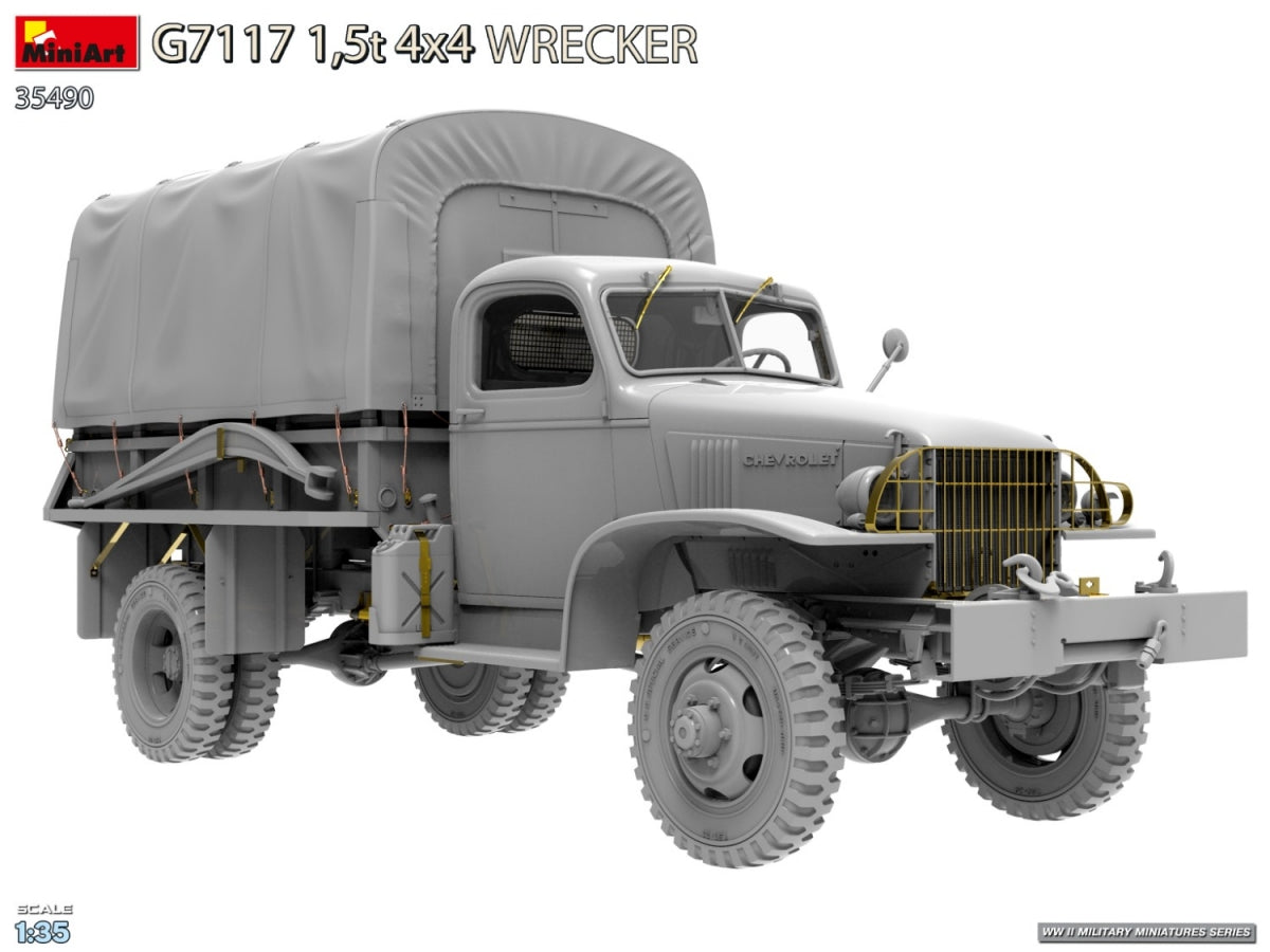 MiniArt 35490 G7117 Dépanneuse 4x4 1,5 t 1/35 – imagen 2