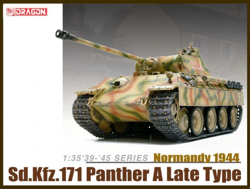 Dragon 6168 Sd.Kfz. 171 PANTHER A, NORMANDIE 1944 (1/35) – immagine 2