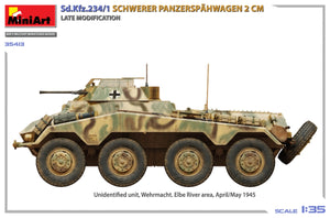 MiniArt 35413 Sd.Kfz.234/1 Schwerer Panzerspähwagen (2 cm). Mod tardif 1/35 – Bild 8