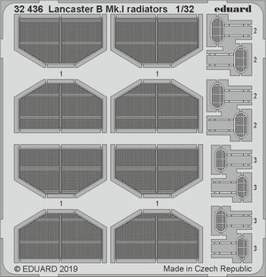 Eduard 32436 Lancaster B Mk. et radiateurs 1/32 HONG KONG MODELS
