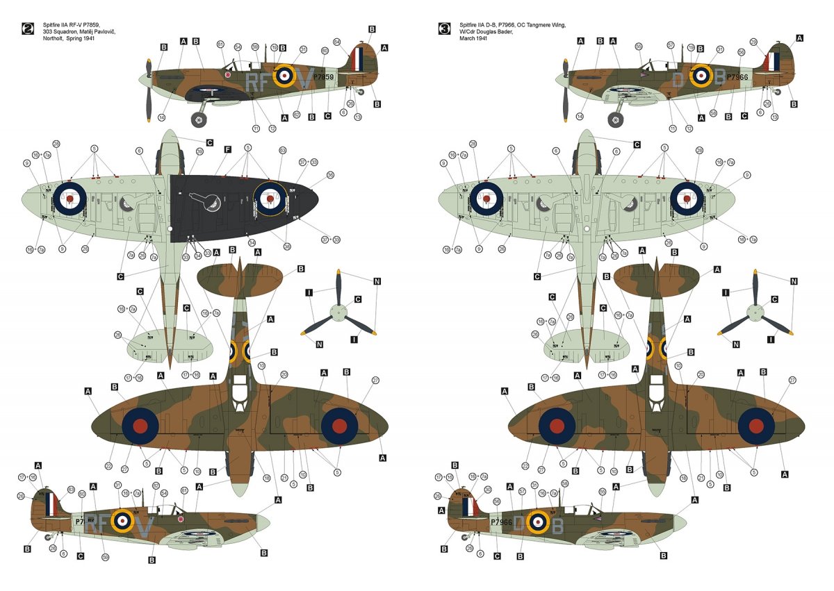 Hobby 2000 32002 Supermarine Spitfire IIA avec hélice rotative 1/32 – Bild 6