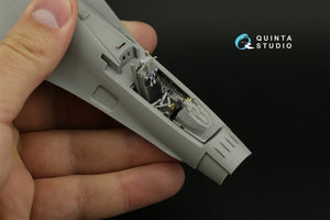 Intérieur imprimé en 3D et coloré sur papier décalcomanie Quinta Studio QD48388 F-16A MLU (Kinetic) à l&amp;#39;échelle 1/48 – immagine 12
