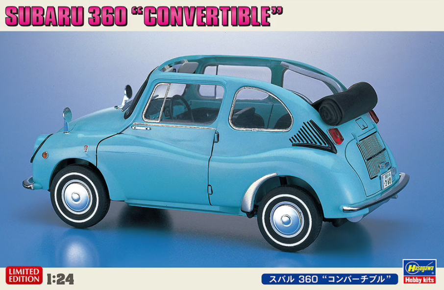 Hasegawa 20494 Subaru 360 « Cabriolet » 1/24