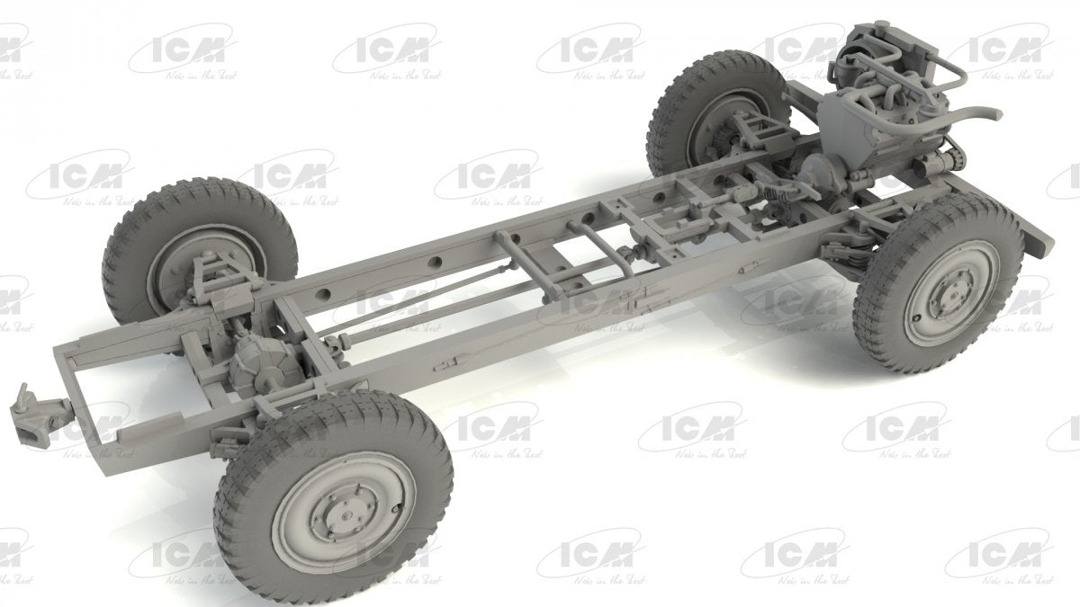 ICM 35110 Sd.Kfz. 247 Ausf.B, Véhicule Blindé du Commandement Allemand 1/35 – imagen 7