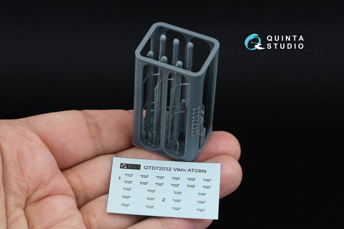 Quinta Studio QT72032 9K121 Vikhr ATGM, six-pack kit (for all kits) 1/72