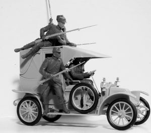 ICM 35660 Bataille de la Marne (1914), Taxi avec figurines françaises au 1/35 – image 2