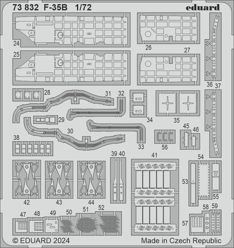 Kit de détails Eduard BIG72184 pour F-35B Tamiya au 1/72 – immagine 5