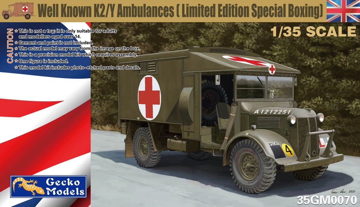 Gecko Models 35GM0070 Ambulances K2/Y bien connues (Édition limitée, emballage spécial) 1/35