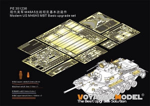 Kit de mise à niveau de base Voyager Model PE351236 pour char de combat principal américain moderne M48A5 (TAKOM 2161, échelle 1/35)