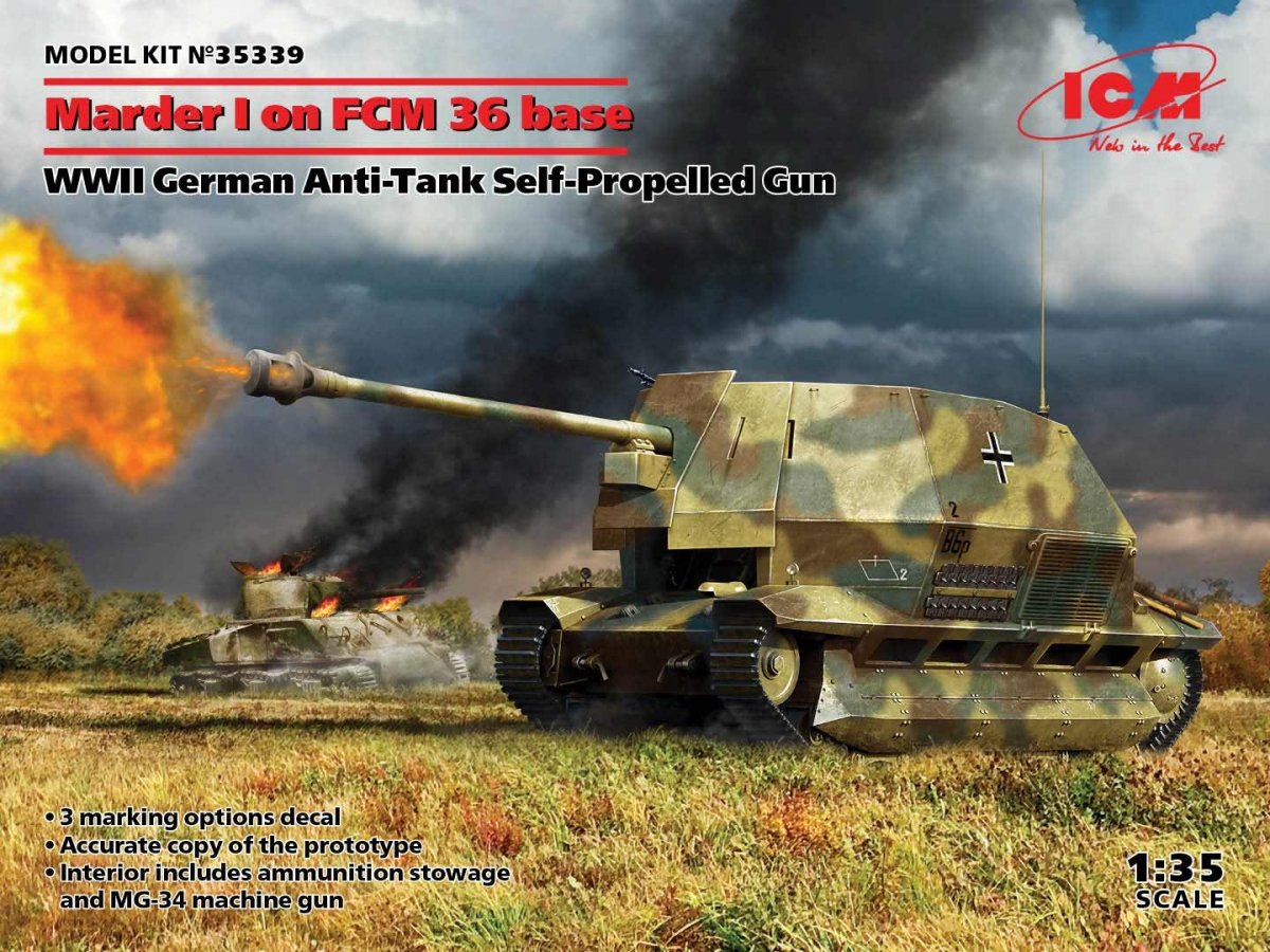 ICM 35339 Marder I sur socle FCM 36 au 1/35