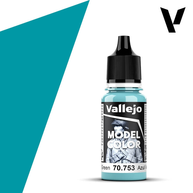 Vallejo 70753 Light Blue Green - Model Color 18ml