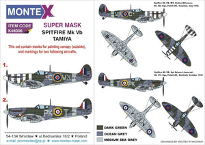 Montex K48006 Spitfire MkVB (Spitfire polonais) 1/48