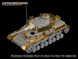 Voyager modèle PEA173 WWII allemand Pz.Kpfw.IV Ausf.D mit 75mm Kw.K.40 L/43 armure de tourelle (pour DRAGON 6330) 1/35 – immagine 3