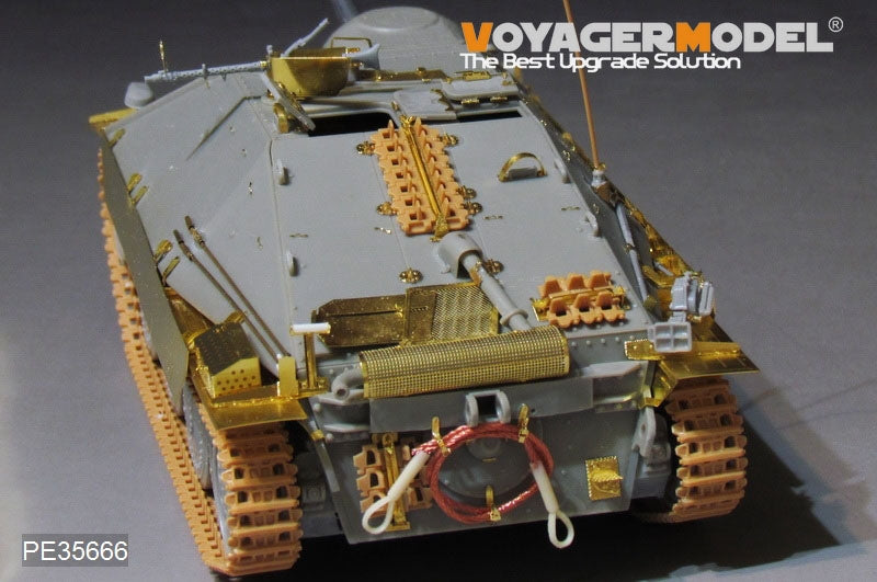 Maquette Voyager PE35666A Chasseur de chars Hetzer allemand de la Seconde Guerre mondiale pour DRAGON 6030 au 1/35 – immagine 9