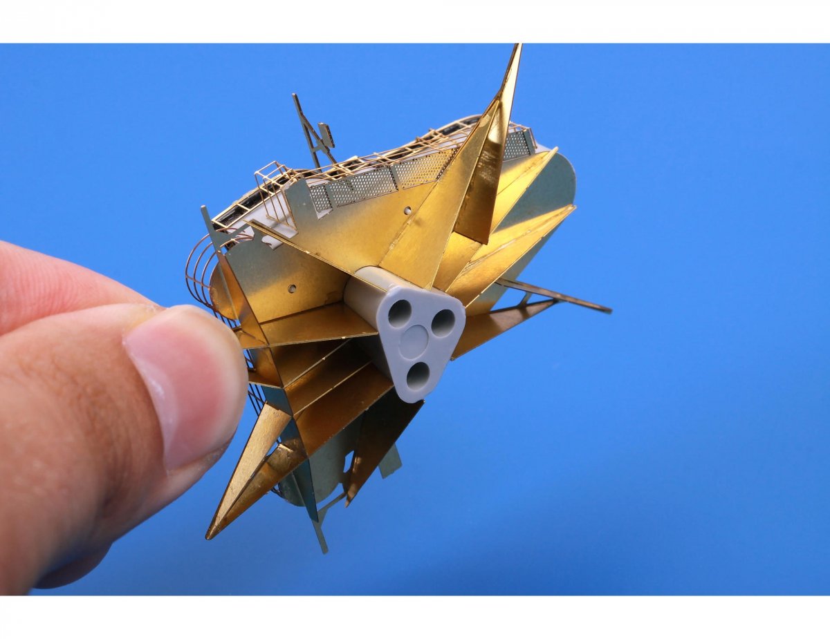 Eduard 53197 HMS Hood pt. 7 partie supérieure principale TRUMPETER 1/200 – immagine 7