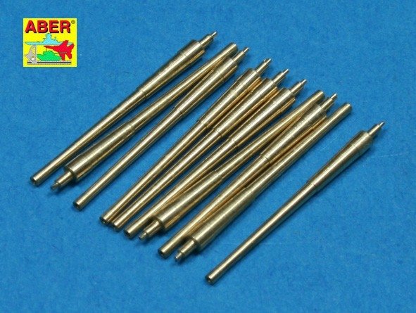 Aber 1/700L-22 Ensemble de 10 canons de 356 mm pour cuirassés de classe King George V de la Royal Navy 1/700