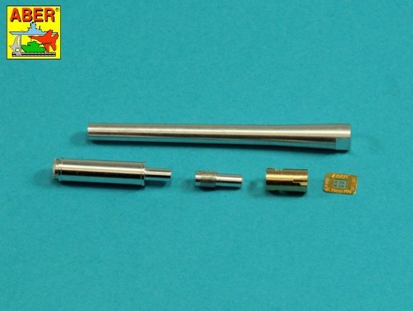 Aber 35L-284 Canon de 90 mm M-36 avec frein cylindrique pour char américain M47 Patton sans couvre-mantelure Takom/Italeri 1/35