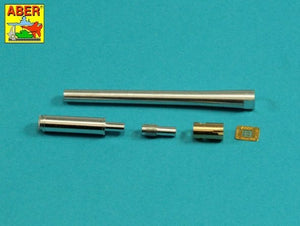 Aber 35L-284 Canon de 90 mm M-36 avec frein cylindrique pour char américain M47 Patton sans couvre-mantelure Takom/Italeri 1/35